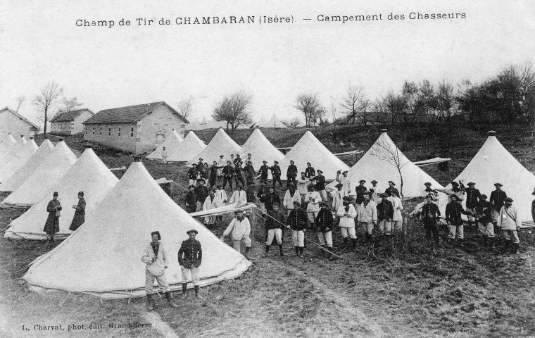 Le camp de Chambarran. - Le campement des chasseurs.