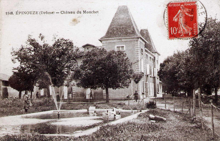 Le château du Mouchet, maison forte du XVe siècle remanié au XIXe.