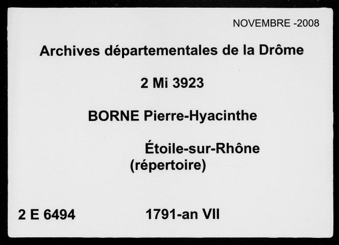 Répertoire des livres T-AA (2 février 1791-6 pluviôse an VII).