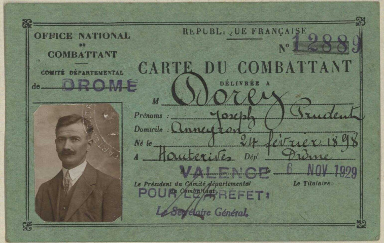 Dorey, Joseph Prudent