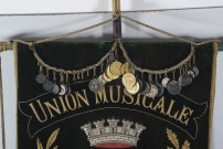 Drapeau de l'union musicale de Die de 1880.