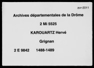 23 octobre 1488-16 mars 1489