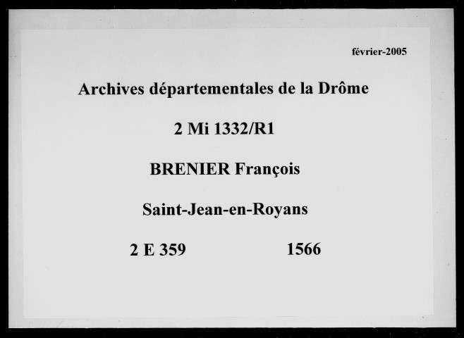 Notes étendues (1566).