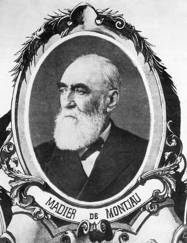 Portrait de l'homme politique Noël Joseph Madier de Montjau, né à Bourg-Saint-Andéol (Ardèche) en 1755 et décédé à Pierrelatte en 1830.