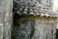 Montélimar.- Détail de l'abside de la chapelle du château des Adhémar.