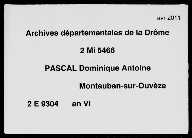 4 vendémiaire-5e jour complémentaire an VI