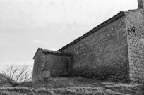 Le Poët-Sigillat.- La sacristie de la chapelle Notre-Dame-de-Beaulieu.