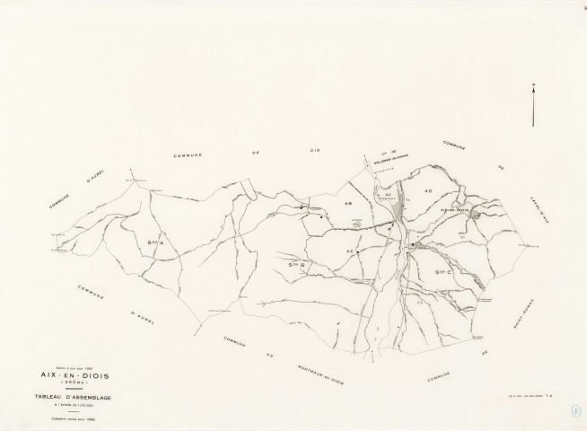 Tableau d'assemblage. 1985.