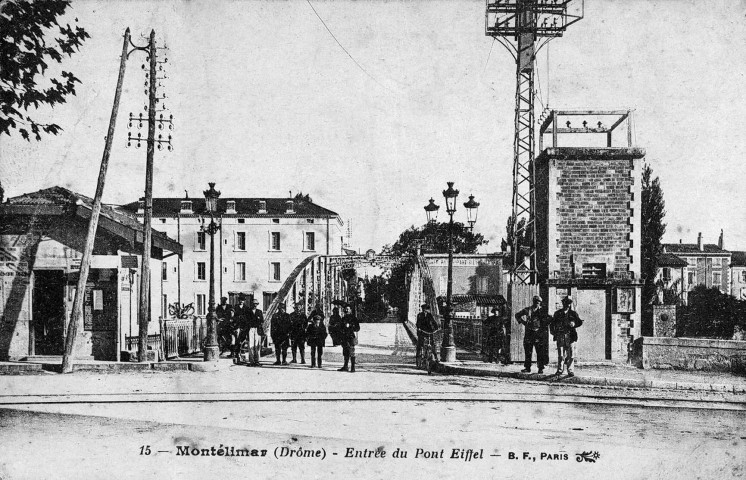 Montélimar. - Le pont Eiffel sur le Roubion.