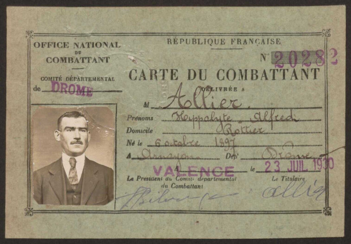 Allier, Hippolyte Alfred