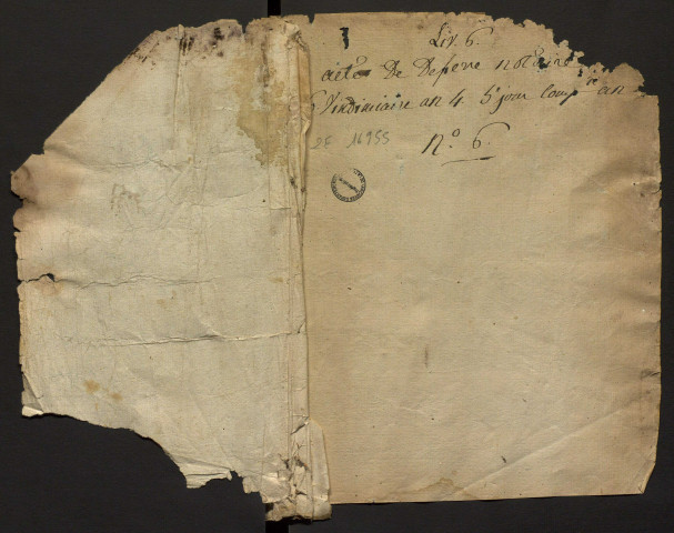 6 vendémiaire an IV-5e jour complémentaire an VI