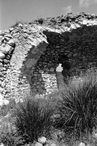Espenel.- L'église Saint-Pierre détruite le 21 juillet 1944.