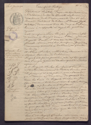 1er janvier-6 novembre 1902