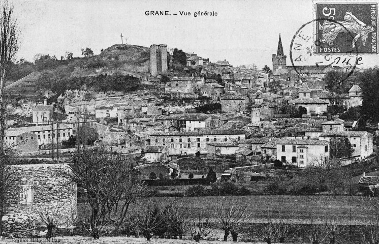 Grâne.- Vue du village.