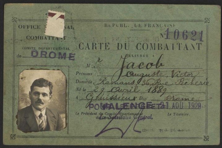 Jacob, Auguste Victor