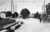 Saint-Jean-en-Royans.- Gare du tramway de la ligne Bourg-de-Péage Sainte-Eulalie-en-Royans et en 1904 Pont-en-Royans.