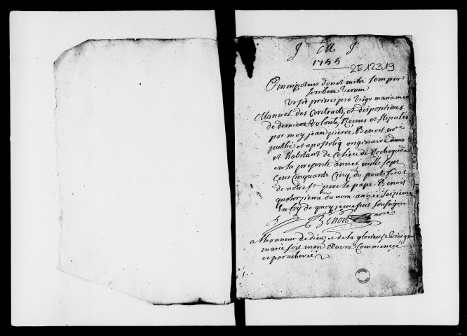 8 janvier 1755-16 février 1756