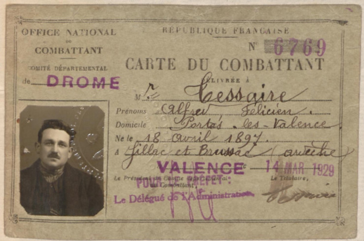 Tessaire, Alfred Félicien