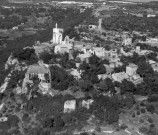 Vue aérienne du village.