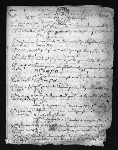 25 janvier 1739-21 janvier 1742