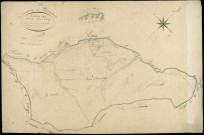 Section E, Sans Bœuf. Village (partie est) : Serre sans bœuf (lieu-dit, parcelles n° 85-90 bis) et Pouchon (lieu-dit, parcelles 135-171) (agrandissement).