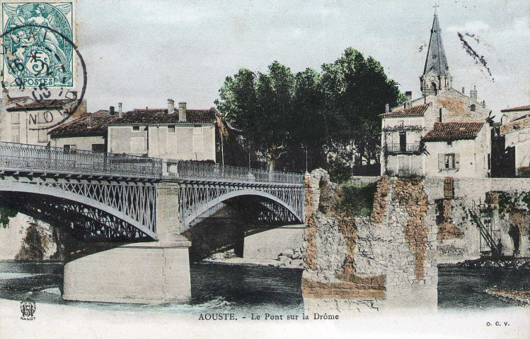 Le pont sur la Drôme.