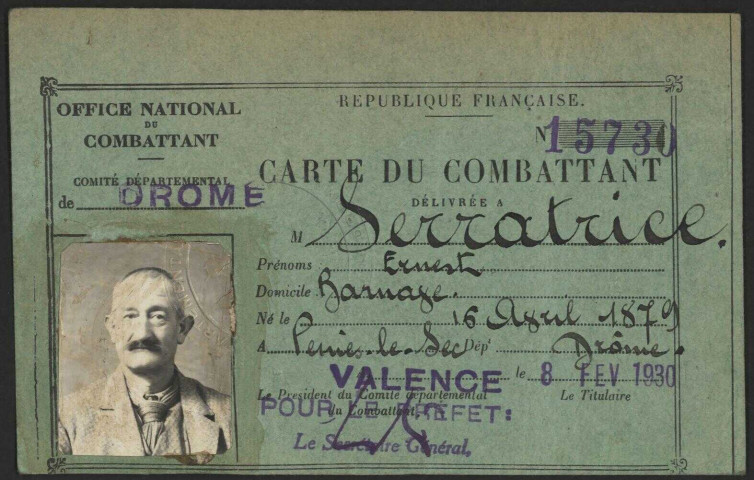 Serratrice, Ernest Léon