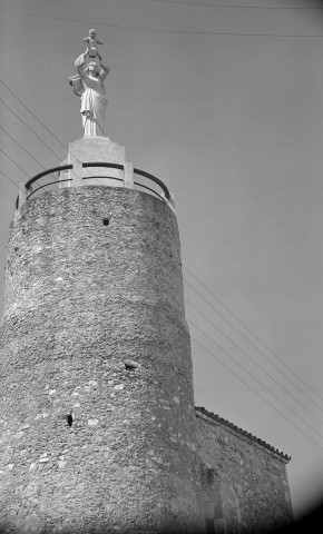 Montboucher-sur-Jabron. - Le clocher de la chapelle Saint Blaise.