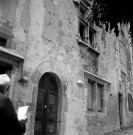 Bourdeaux.- Façade d'une maison du village.