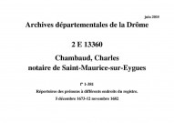 5 décembre 1673-12 novembre 1682