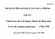 Livre des comptes généraux.