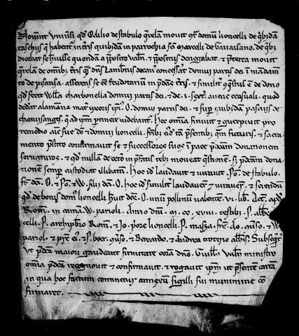 Ratification de donations par Odilion d'Estable.