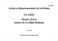 21 février 1675-17 octobre 1678