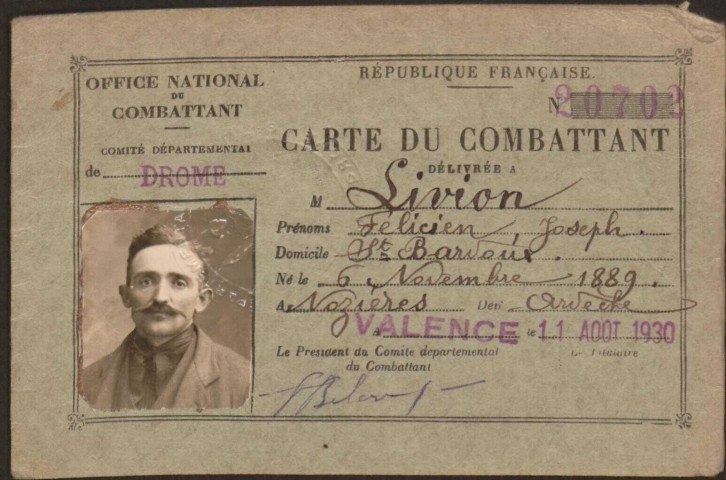 Livion, Félicien Victor Joseph