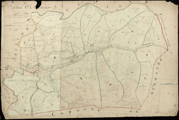 SectionC1, Saint-Jean. Village (agrandissement sur C2).