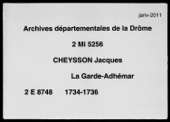 31 octobre 1734-8 mars 1736