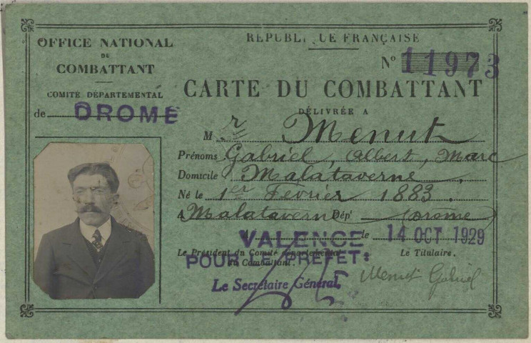 Menut, Gabriel Albert Marc