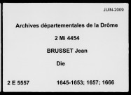 31 mars 1645-1er février 1653