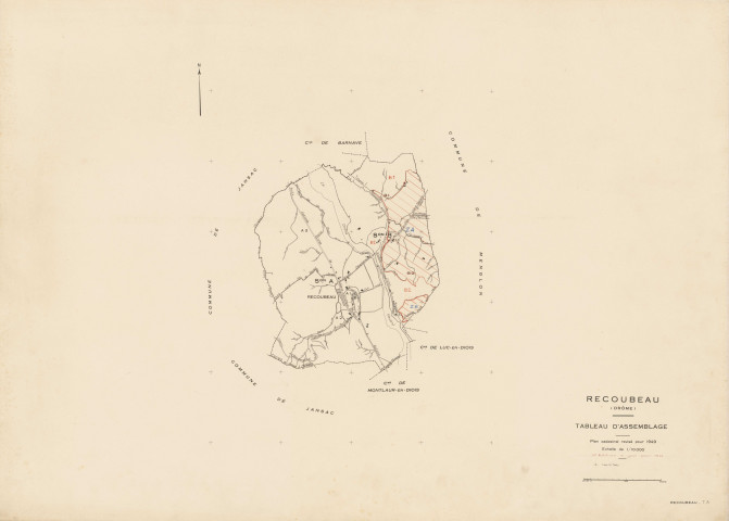 Tableau d'assemblage. 1970.