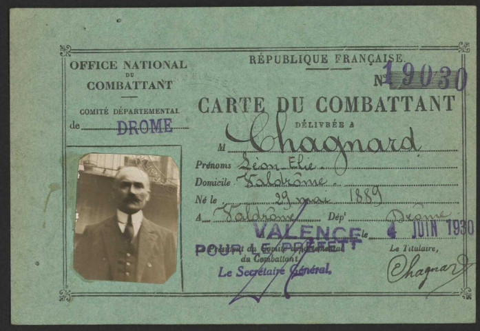 Chagnard, Léon Élie