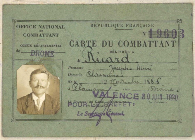 Ricard, Joseph Henri