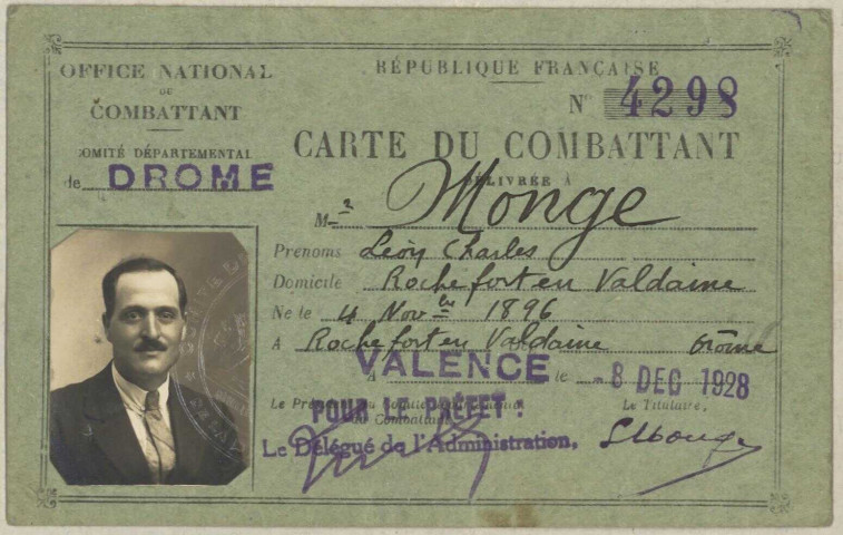 Monge, Léon Charles