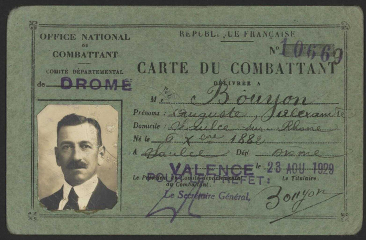 Bouyon, Auguste Alexandre