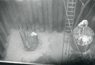 Terrassement dans batardeau P3.