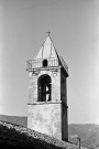 Montbrun-les-Bains. - La face est du clocher de l'église Notre-Dame.