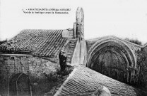 L'abbaye Sainte-Anne-de-Bonlieu avant restauration.