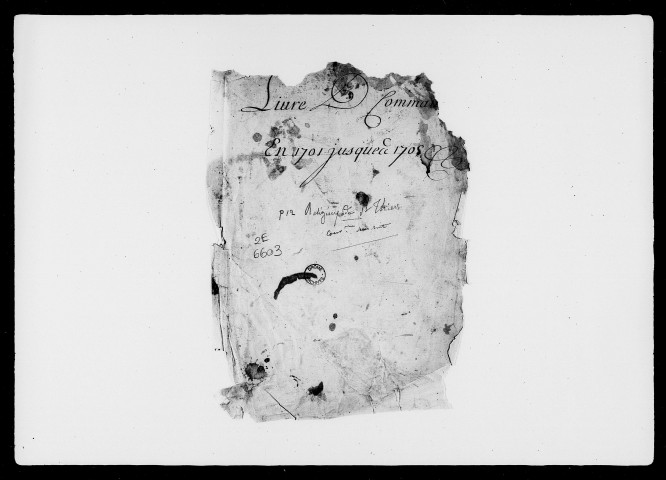 22 décembre 1701-15 mars 1705