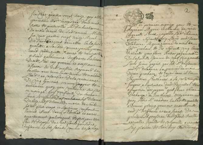 4 janvier 1697-13 septembre 1699