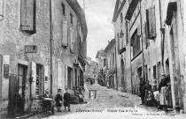 L'actuelle rue Jean Boyer, l'ancienne église .