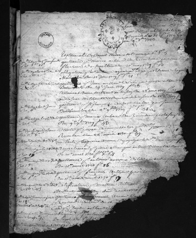 20 octobre 1719-9 octobre 1723